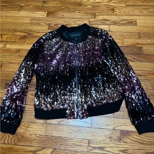 Forever 21 ombré Sequin Jacket